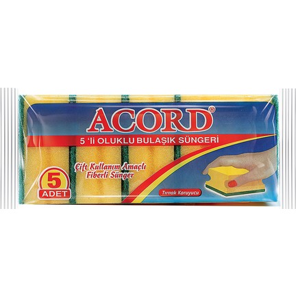ACORD OLUKLU 5'Lİ SÜNGER