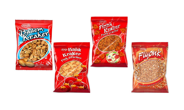 Anı Kraker Badem, Balık, Pizza, Fiyonk