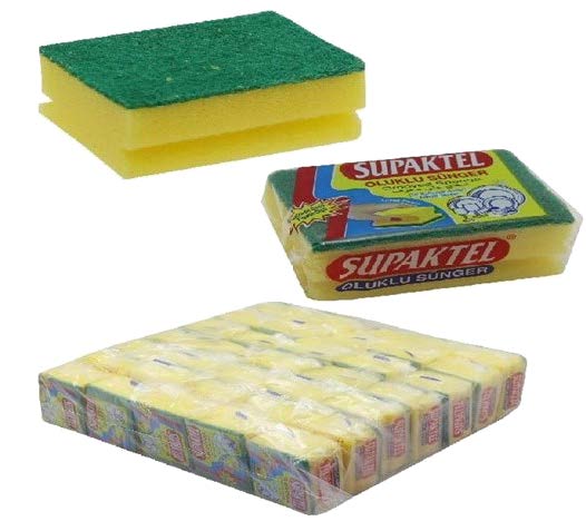 SUPAKTEL Oluklu Bulaşık Süngeri