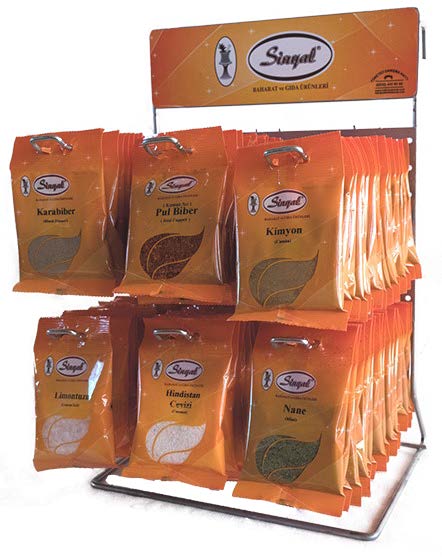 SİNYAL BAHARAT Çörek Otu - Damla Sakızı - Kartela - Hindistan Cevizi - Karabiber - Karanfil - Kekik - Kuş Üzümü - Kimyon - Limon Tuzu - Nane - Pasta Süsü - Pul Biber - Sumak - Susam - Tarçın - Toz Biber Acılı -Toz Biber Tatlı