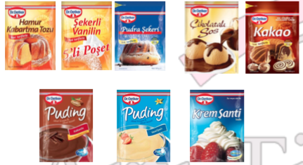 DR. OETKER   Hamur Kabartma Tozu   Şekerli Vanilin   Pudra Şekeri   Çikolatalı Sos   Kakao   Puding Kakao, Vanilya   Krem ġanti