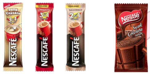 NESCAFE 3+1,2+1, 3+1 Sütlü Köpüklü NESTLE Sıcak Çikolata