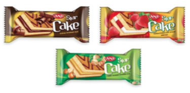 ANI Star Cake Kakao, Vanilya, Fındık